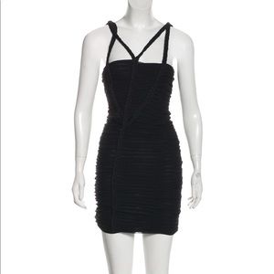 ISO!!!  Isabel Marant Black ruched mini dress